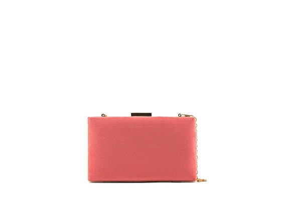 Bolso Clutch Efecto Ante